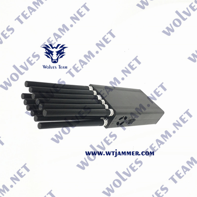 3G 4G 5G 와이파이 UHF VHF GPS 로작을 위한 리모콘 전화기 신호 블로커 12 안테나
