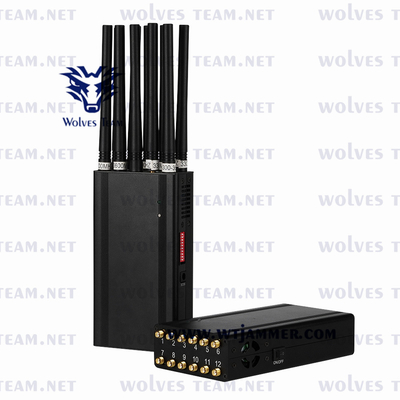 포켓용 16 밴드  휴대폰 GSM 5G 신호 전파 교란기 GPS L1/L2/L5 로작 와이파이 UHF VHF 무선 신호 전파 교란기