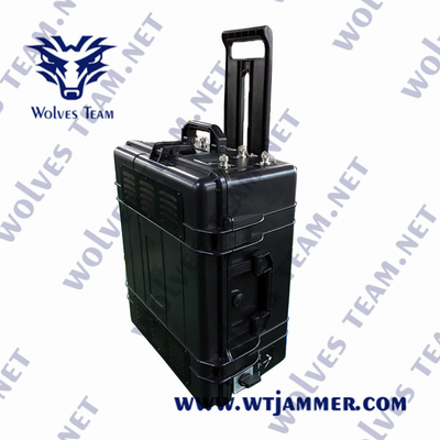 강력한 휴대폰 신호 전파 교란기 GPSL1-L5 GSM 와이파이 UHF VHF 블로커 첨단 기술 충돌 안테나