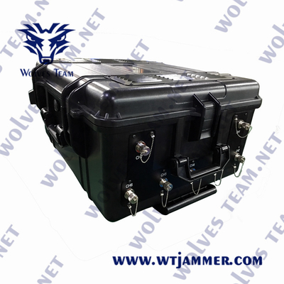 강력한 휴대폰 신호 전파 교란기 GPSL1-L5 GSM 와이파이 UHF VHF 블로커 첨단 기술 충돌 안테나