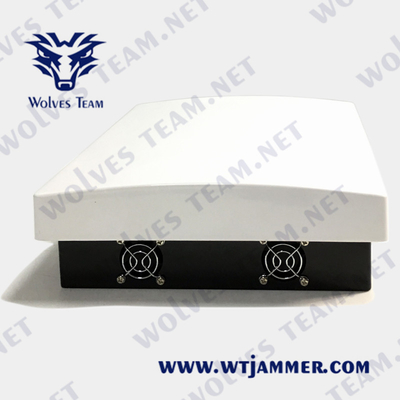 GSM CDMA 3G 4G 와이파이 GPS VHF UHF 5G 신호 전파 교란기 16 밴드는 안테나에서 설립되었습니다