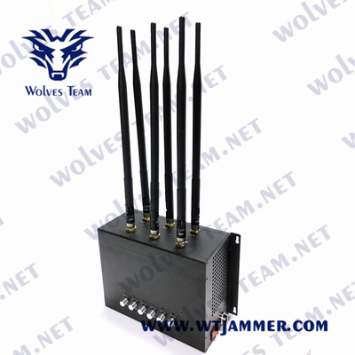 조정할 수 있는 6개 밴드 모든 휴대폰 신호 전파 교란기가 GSM PC 3G 4G를 특화했습니다