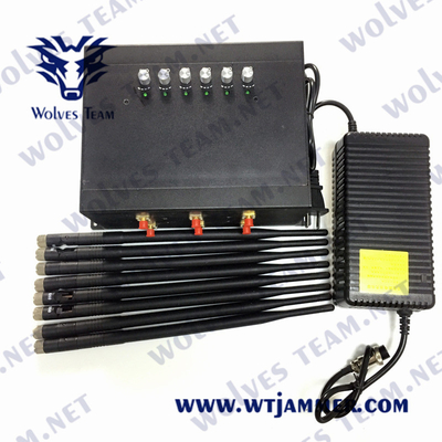 30W 50-70Mhz 저 주파수 신호 전파 교란기 데스크탑 CDMA GSM