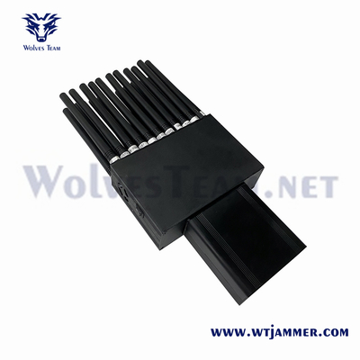 22는 2G 3G 4G 5G L1 L2 L5 로작 와이파이 GPS 전파 교란기 무선주파수 315 / 433 / 868MHz를 묶습니다