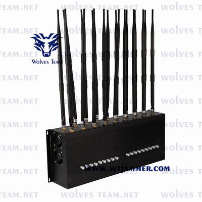 18 안테나 30W 35W 강력한 신호 전파 교란기 GPS 와이파이 5.8G 3G 4G 5G