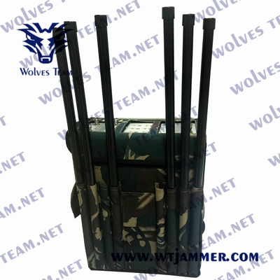 옴니 안테나와 WiFi5.8G 멀티 밴드 RF 신호 전파 교란기 3G 4G 5G