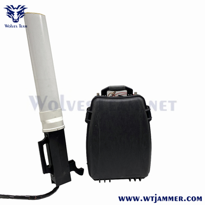 8 밴드 반대 드론 전파 교란기 WIFI5.8G GPS GSM 433Mhz 160W 출력 전원