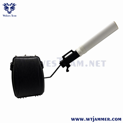 배낭 반대 드론 전파 교란기 GPS GSM 433Mhz 건타입 무선 신호