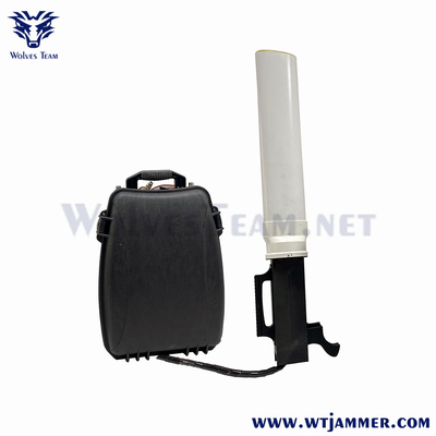 배낭 반대 드론 전파 교란기 GPS GSM 433Mhz 건타입 무선 신호