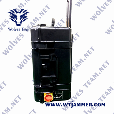 OEM 가지고 다닐 수 있는 IP65 방수 반대 드론 전파 교란기 GPSL1 WIFI2.4G WIFI5.8G