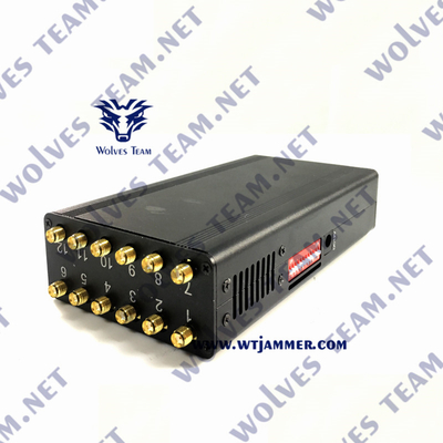 3G 4G 5G 와이파이 UHF VHF GPS 로작을 위한 12 안테나 포켓용 Gps 블로커