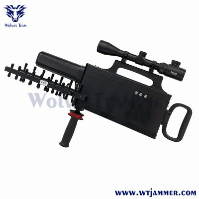 주문 1200 미터 포켓용 4 밴드 GPS WiFi5.8g 드론 신호 전파 교란기 online manufacture