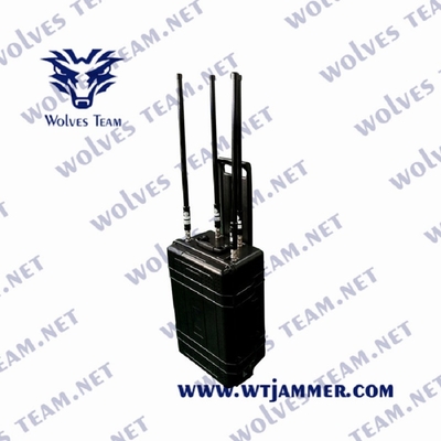 WT702816 멀티 밴드 휴대용 폭탄 방해기 135-6000Mhz 내부 알루미늄 하우징