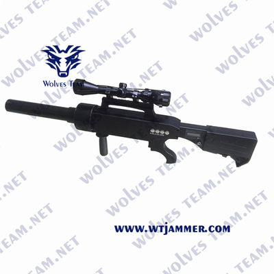 주문 휴대용 안티 드론 방해기 총 모양 WIFI2.4G/5.8G GPS UAV 신호 방해기 2500 미터 online manufacture