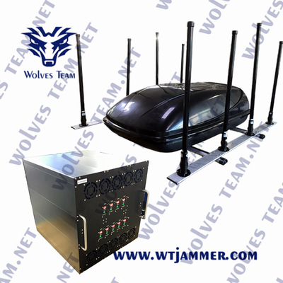 방수 IP65 차량 Dds 프로그래밍 가능한 20-6000mhz VIP 보호 제머 시스템 무선 신호 제머