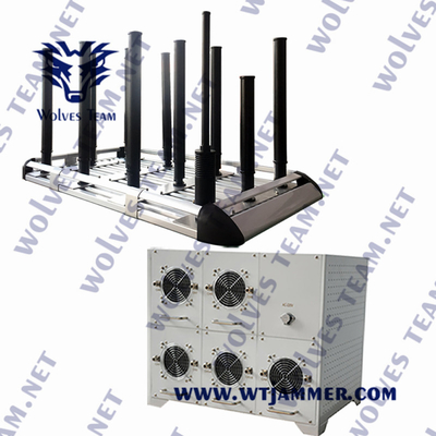 방수 IP65 차량 Dds 프로그래밍 가능한 20-6000mhz VIP 보호 제머 시스템 무선 신호 제머