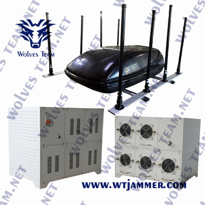 6 대역 고전력 WiFi1.2g WiFi2.4G WiFi5.8 GSM900 차량 드론 방해기