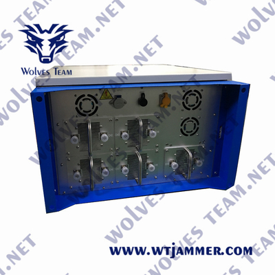 550W 6 밴드 방수 안티 드론 방해기 WT902806D 야외 보안