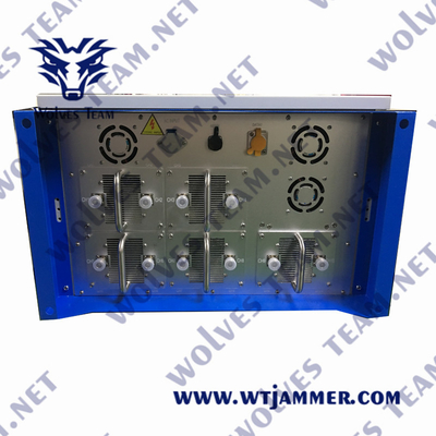 550W 6 밴드 방수 안티 드론 방해기 WT902806D 야외 보안