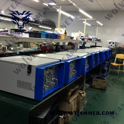 550W 6 밴드 방수 안티 드론 방해기 WT902806D 야외 보안