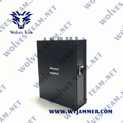 6채널 160W GPS 와이파이 5.8g 배낭 방해기 최대 2000m 드론 신호 방해기