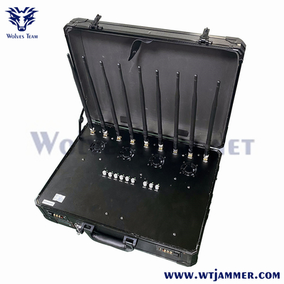40W 8 밴드 휴대용 핸드백 WIFI2.4G WIFI5.8G 2G 3G 4G 셀 폰 재머 -WT808TA5-8