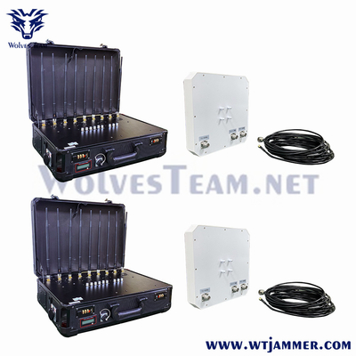8 밴드 휴대용 핸드백 WIFI2.4G WIFI5.8G 2G 3G 4G 셀 폰 재머
