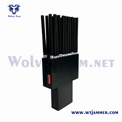도매 22 대역 2G 3G 4G 5G 재머 휴대용 GPS 로커 와이파이 GPS RF 315/433/868MHz 재머