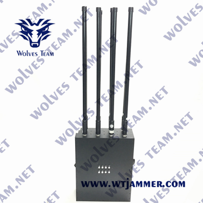 200W 10 밴드 배낭 2G 3G 4G 5G 휴대 전화 신호 폭탄 방해기 WT601510