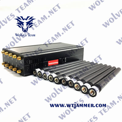 주문 휴대용 16 안테나 RF 신호 방해기 휴대폰 셀룰러 2G 3G 4G 5G WIFI GPS 차단기 20 미터 online manufacture