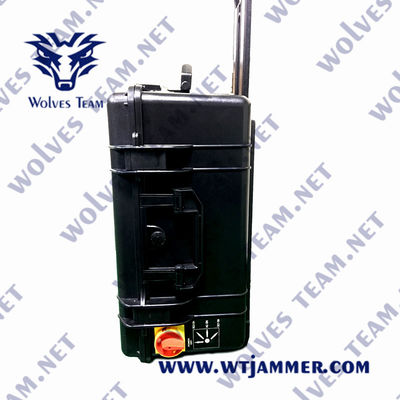 주문 휴대용 강력한 야외 방수 5G UHF VHF RF315/433/868/319MHz 신호 방해기 최대 1000미터 범위 online manufacture