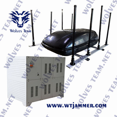 주문 High Power GPS VHF UHF Mobile Phone Jammer For VIP Protection 300-1000 meters online manufacture