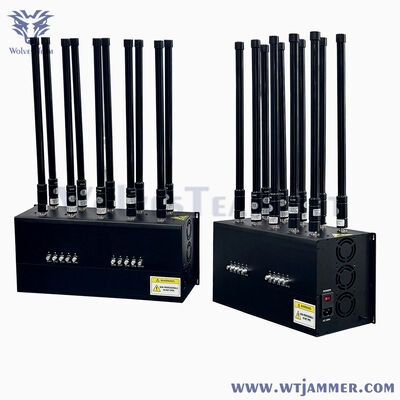 주문 10 밴드 데스크톱 신호 차단기 GPS 와이파이 5G 4G 3G 2G 온라인 제조