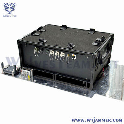 주문 Roof Box 스타일 차량에 장착된 안티 드론 방해기, VIP 컨보이 보안을 위한 비밀 모바일 RF 신호 차단기 온라인 제조