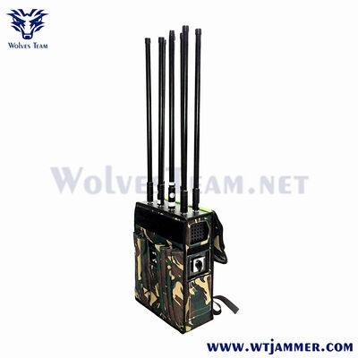 주문 8 안테나 GPS & WIFI & 안티 드론 & 안티 IED 보호용 배낭 신호 방해기 온라인 제조
