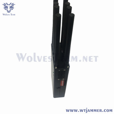 주문 8채널 16W 휴대용 2G/3G/4G/5G/WiFi/GPS 휴대용 제머 온라인 제조
