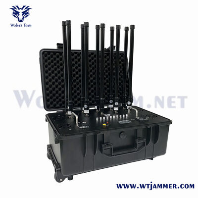 주문 공공장소 및 개인정보 보호를 위한 12채널 100W 휴대용 무선 신호 차단기 온라인 제조
