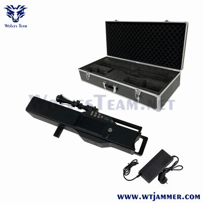 주문 가벼운 10W 3 밴드 휴대용 안티 UAV 신호 방해기 온라인 제조
