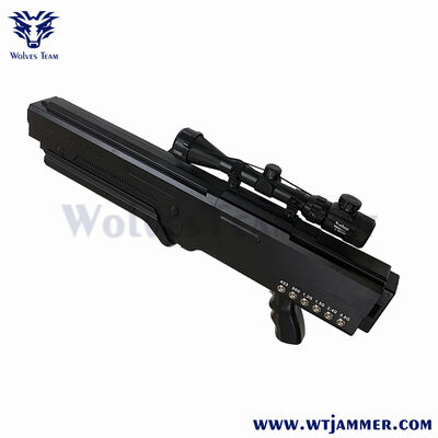 주문 10 밴드 100W 고전력 휴대용 안티 UAV 방해기 온라인 제조