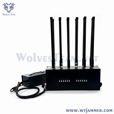 주문 12 대역 800W 고전력 5G/WiFi/GPS 방해기, 커버리 100-250m 반 추적 온라인 제조