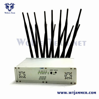 주문 휴대전화용 고전력 정지 신호 차단기 Wifi LoJack VHF & UHF 다대역 방해 시스템 온라인 제조