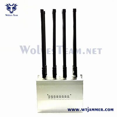 주문 10-30M 80W 셀룰라 와이파이 VHF UHF & 로잭을 위한 고전력 정지 신호 방해 시스템 온라인 제조