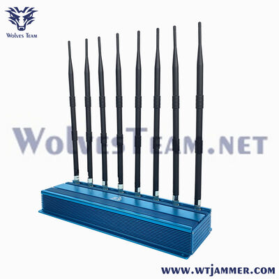주문 고전력 8 대역 프로그래밍 신호 방호 GPS 및 모든 WiFi 주파수를 커버합니다 온라인 제조