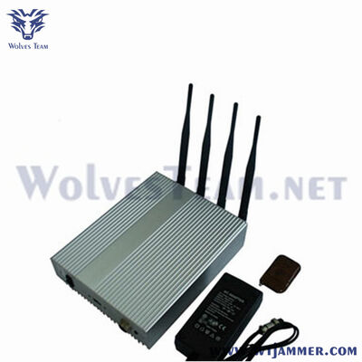 구입하다 50미터 4 안테나 선택 가능 휴대폰 재머 GSM CDMA DCS 5G 신호 차단기 중요 기밀 회의실 고정 실내 설치용 온라인 제조