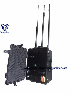 주문 포터블은 주파수 고전력 GSM CDMA 3G 4G 5G 와이파이 VHF UHF  전파 교란기를 특화합니다 online manufacture