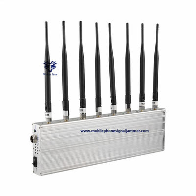 70W 7 채널 휴대폰 신호 전파 교란기 고전력 GSM 3G 4G 5G 전파방해 범위 100 미터