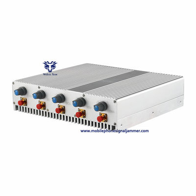 70W 7 채널 휴대폰 신호 전파 교란기 고전력 GSM 3G 4G 5G 전파방해 범위 100 미터