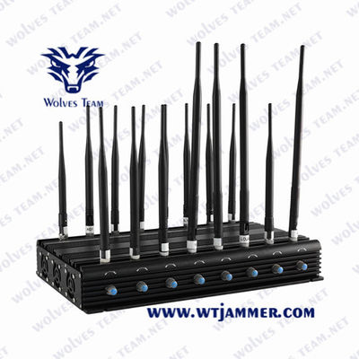 다중 대역 14 채널  셀 방식 휴대폰 신호 전파 교란기 와이파이 블로커 UHF VHF 3G 4G 5G 전화기 신호 전파 교란기