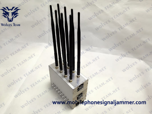 냉각 Fan들 모든 휴대폰이 전파 교란기 GSM 3G 4G 5G 전파 교란기 멀티 밴드 전-방향성 안테나의 신호를 보냅니다
