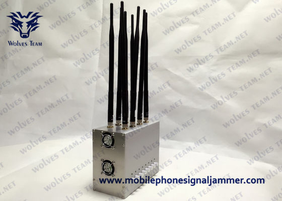 냉각 Fan들 모든 휴대폰이 전파 교란기 GSM 3G 4G 5G 전파 교란기 멀티 밴드 전-방향성 안테나의 신호를 보냅니다